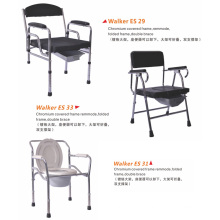 Foldable Chrome Steel Wheel Chair with Toilet (XT-FL448)
